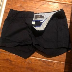 J. Crew navy chino shorts